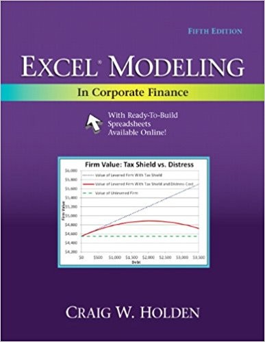 Excel Modeling in Corporate Finance 5th Edition