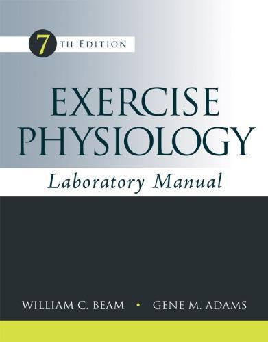 Exercise Physiology Laboratory Manual 7Th Edition
