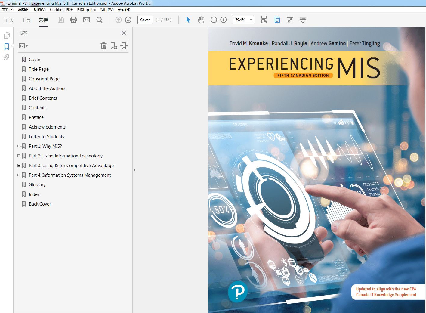 Experiencing MIS, 5th Canadian Edition by David M. Kroenke