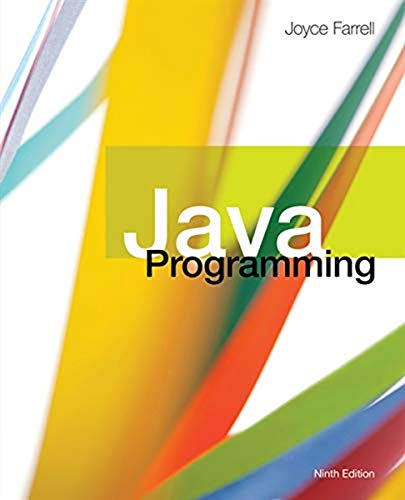 Farrell?s Java Programming (9th Edition)