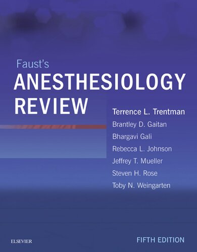 Faust's anesthesiology review
