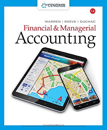 Financial &amp; Managerial Accounting 14th Edition