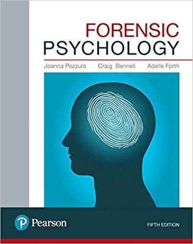 Forensic Psychology 5Th Edition