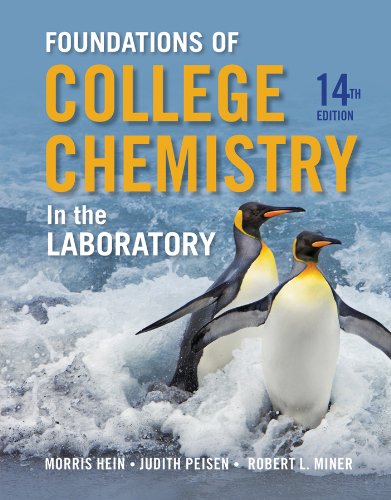 Foundations of College Chemistry in the Laboratory 14th-edition