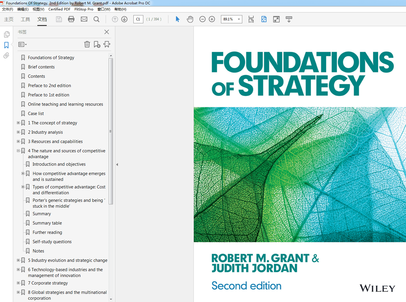 Foundations Of Strategy 2nd Edition by Robert M. Grant