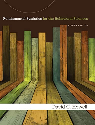 Fundamental Statistics for the Behavioral Sciences (8th edition)