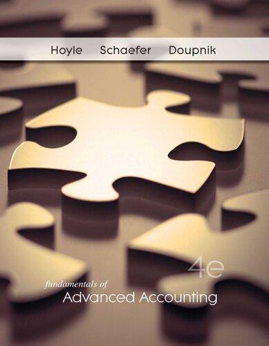 Fundamentals Of Advanced Accounting 4Th Edition