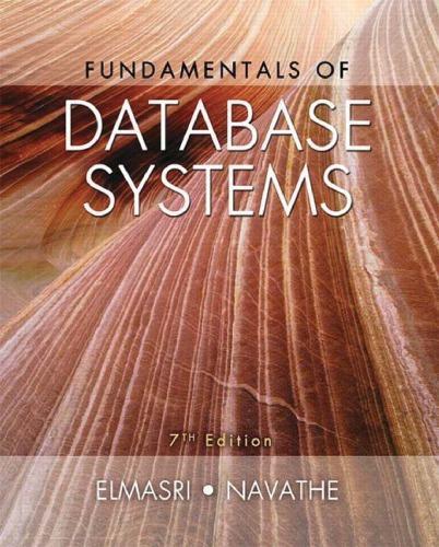 Fundamentals Of Database Systems 7Th Edition