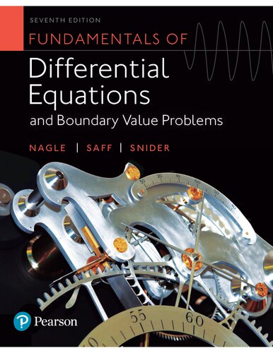 Fundamentals of Differential Equations and Boundary Value Problems (7th Edition)