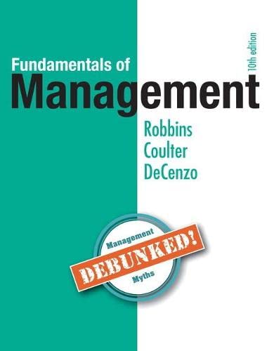 Fundamentals of Management (10th Edition)