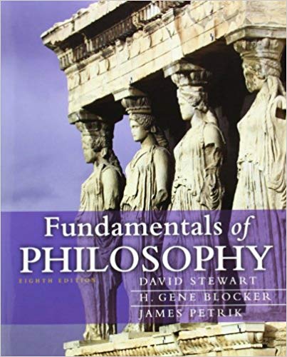 Fundamentals Of Philosophy 8Th Edition