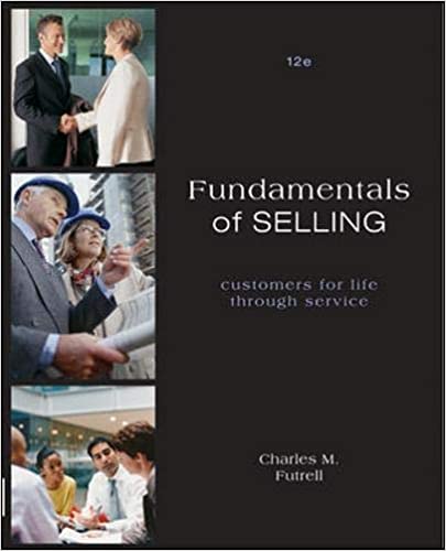 Fundamentals Of Selling Customers For Life Through Service 13Th Edition
