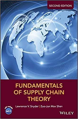 Fundamentals Of Supply Chain Theory 2Nd Edition
