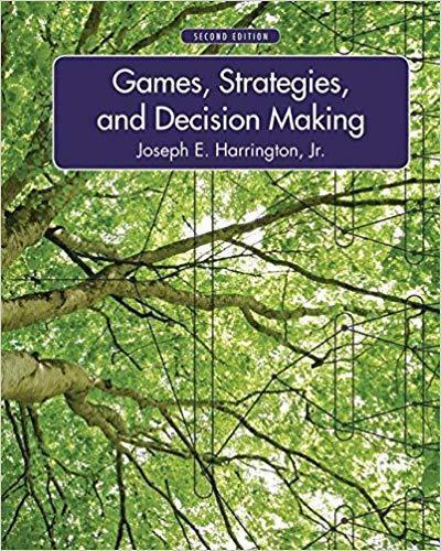 Games Strategies And Decision Making 2nd Edition