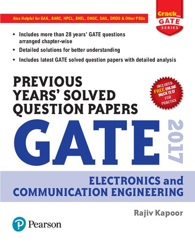 GATE 2017 Electronics and Communication Engineering Previous Years' Solved Question Papers
