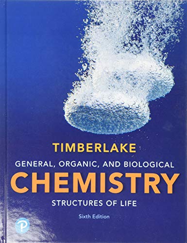 General, Organic &amp; Biological Chemistry