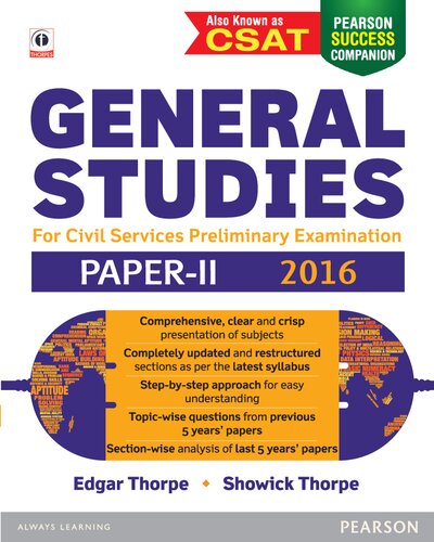 General Studies for Civil Services Preliminary Examination 2016 Paper II