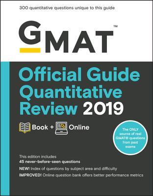 GMAT Official Guide Quantitative Review 2019: Book + Online