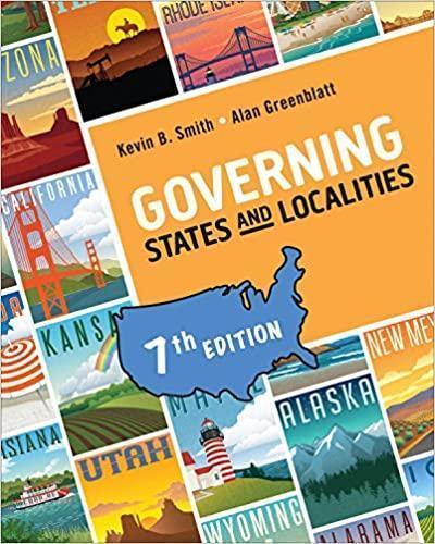 Governing States And Localities 7Th Edition