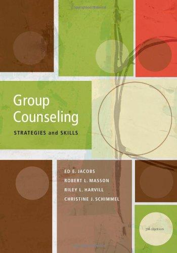 Group Counseling Strategies And Skills Seventh 7Th Edition