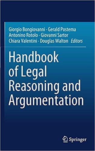 Handbook of Legal Reasoning and Argumentation 1st ed. 2018 Edition