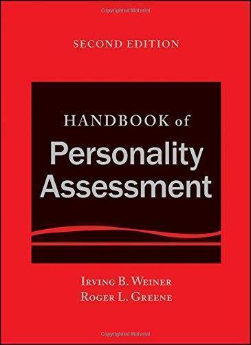 Handbook Of Personality Assessment 2Nd Edition