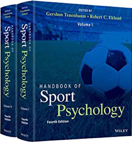 Handbook of Sport Psychology, 2 Volume Set