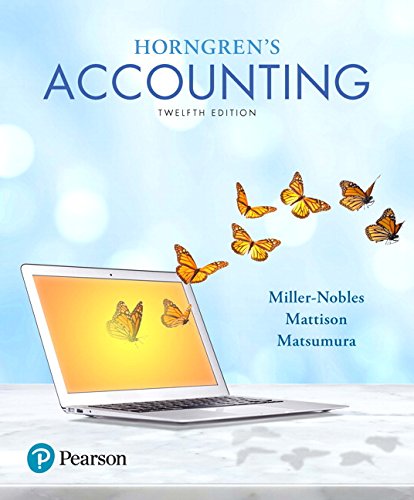 Horngren's Accounting 12-edition