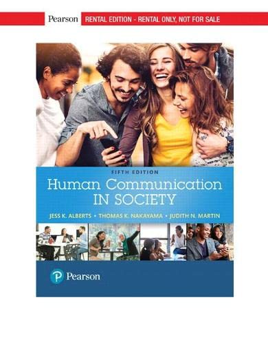 Human Communication in Society (5th edition)