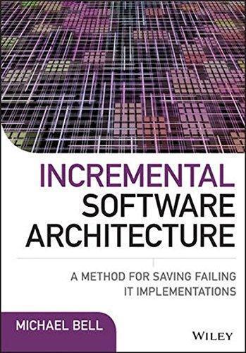 Incremental Software Architecture A Method For Saving Failing It Implementations