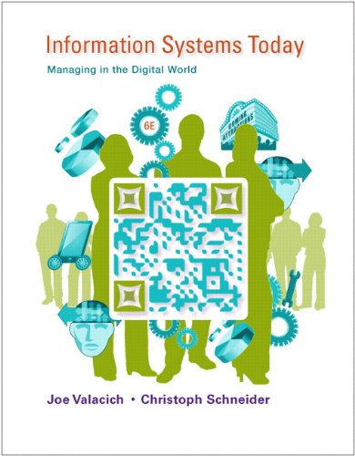 Information Systems Today: Managing in the Digital World (6th Edition) 6-edition