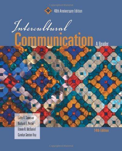 Intercultural Communication A Reader 14Th Edition