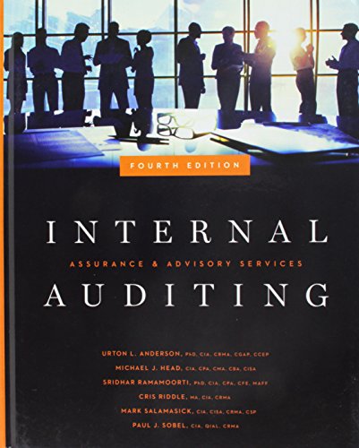 Internal Auditing 4th 4E Urton Anderson