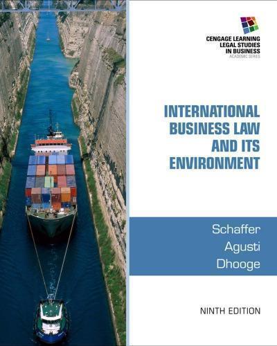 International Business Law And Its Environment 9Th Edition