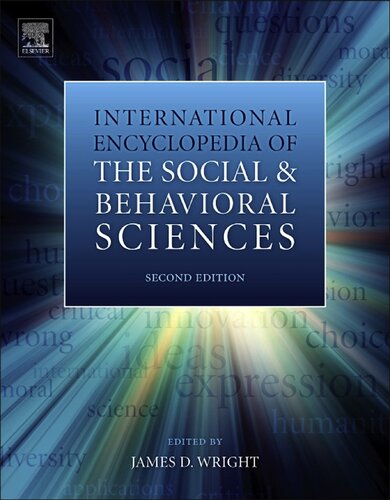 International encyclopedia of the social &amp; behavioral sciences