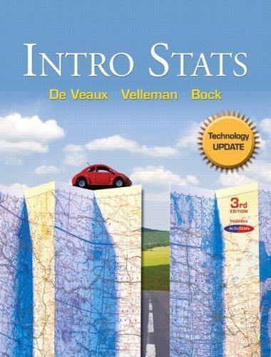Intro Stats Technology Update 3Rd Edition