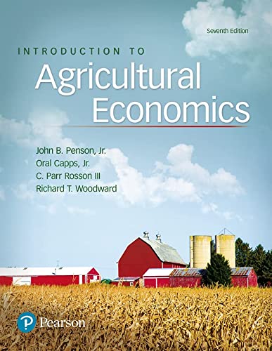 Intro To Agricultural Economics