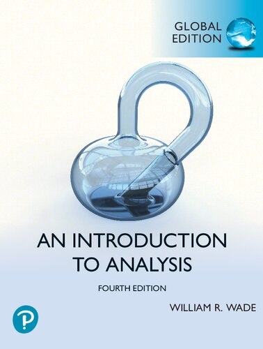 Intro to Analysis (Classic Version), Global Edition
