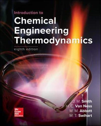 Intro To Chemical Engineering Thermodynamics