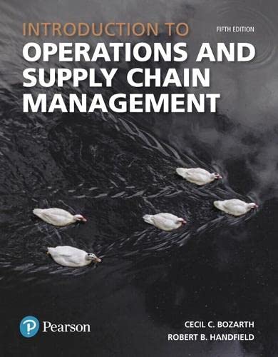 Intro To Operations &amp; Supply Chain Mgmt