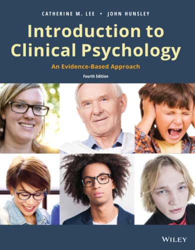 Introduction to Clinical Psychology 4th Edition by John Hunsley