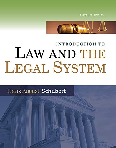 Introduction to Law and the Legal System 11-edition