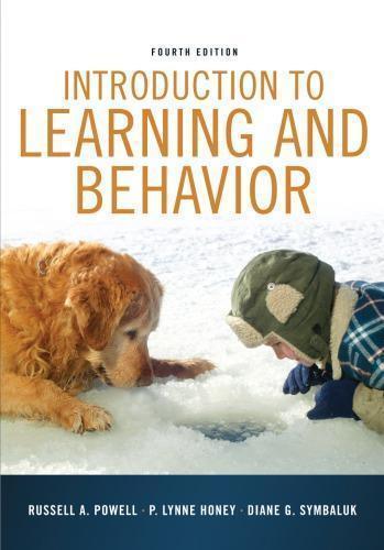 Introduction To Learning And Behavior