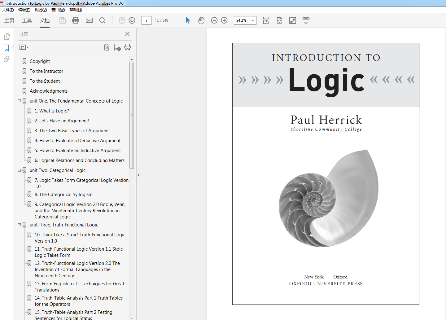 Introduction to LogicÃ‚Â byÃ‚Â Paul Herrick