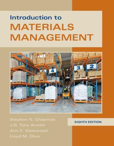 Introduction To Materials Management 8Th Edition