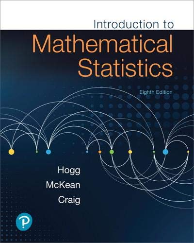 Introduction to Mathematical Statistics (8th Edition)