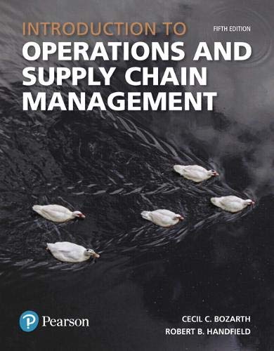 Introduction To Operations And Supply Chain Management (What'S New In Operations Management)