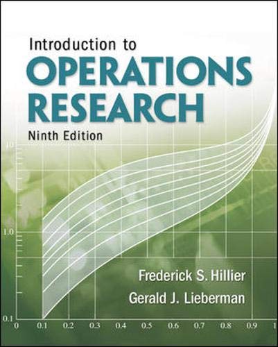 Introduction to Operations Research with Student Access Card 9-edition