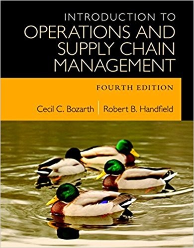 Introduction to Operations Supply Chain Management 4th