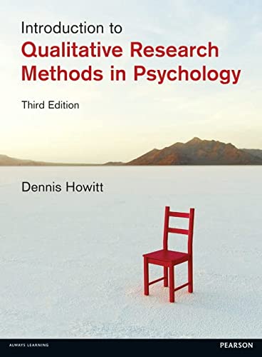 Introduction to Qualitative Research Methods in Psychology (3rd Edition)